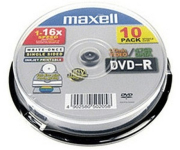 MAXELL DVD-R 4.7GB 16xSPEED